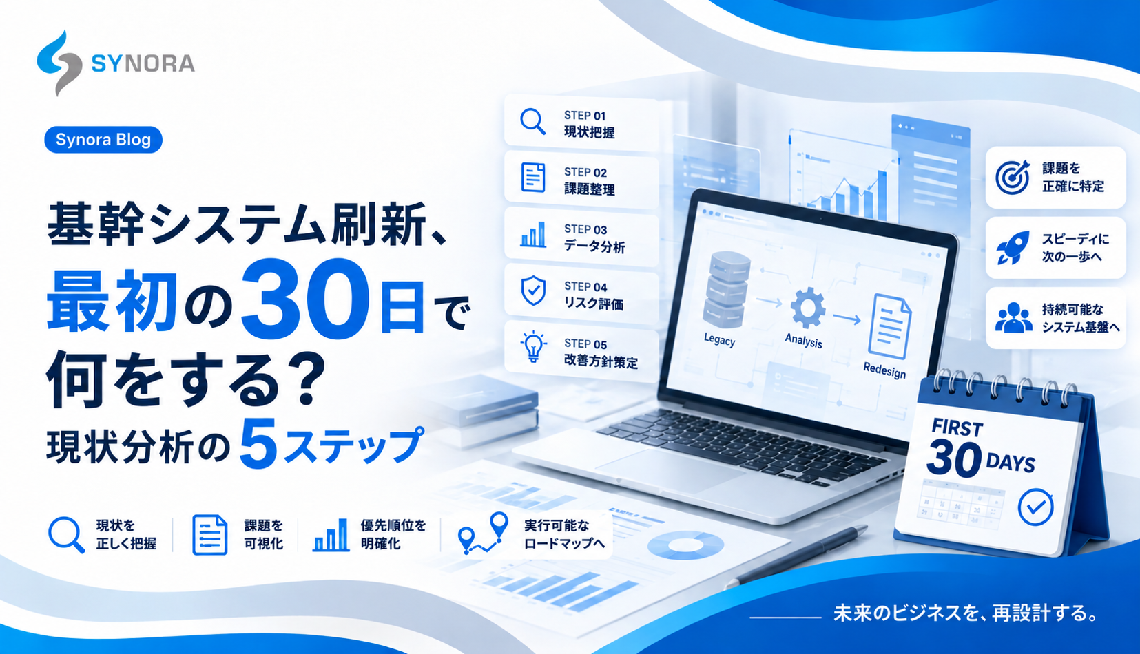 基幹システム刷新、最初の30日で何をする？現状分析の5ステップ