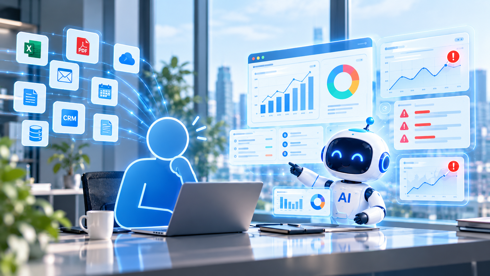 AI cho quản lý doanh nghiệp: Từ báo cáo đến phát hiện vấn đề