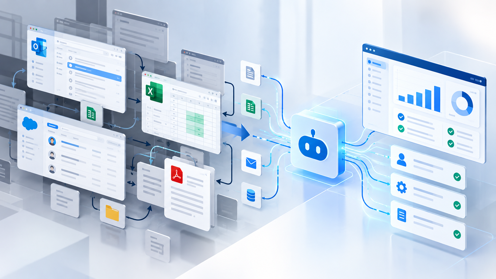 Tự động hóa Email, Excel và CRM bằng AI như thế nào?